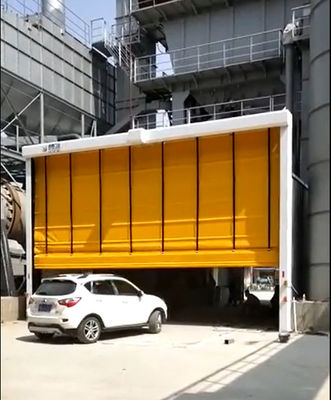 Mua ISO 9001 Cửa xếp chồng nhanh PVC Áo cửa sổ Roll Up Cửa nhà để xe online manufacture