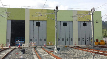 Mua ISO 9001 Cửa gấp ô tô công nghiệp Cửa trạm bảo trì đường sắt online manufacture