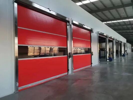 Mua PVC cửa xoắn ốc tốc độ cao với 0.8-1.2m / s Tốc độ mở 1000-1500 lần / ngày Tần số cao và khung thép kẽm online manufacture