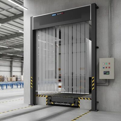 Mua Tấm che cửa kho bãi trung tâm phân phối với rèm PVC 36kgm2 và bộ điều khiển sàn nâng đảm bảo quy trình làm việc tại cửa kho online manufacture