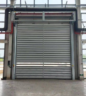 Chống gió Industrial Spiral Hard Fast Door Tần số cao mở và đóng