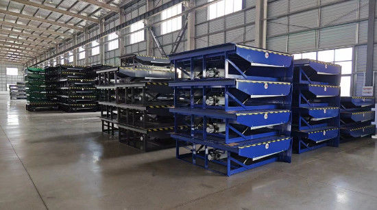 Điện thủy lực tải dock leveler Dynamic tải 6800kg / Static tải 13600kg