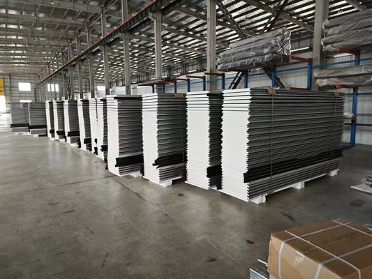 Full Vision Customized Modern Fully Transparent Insulated Segmented Elevated Aluminum Frame cửa nhà để xe trong suốt