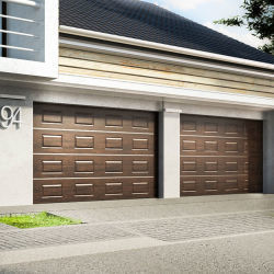 Đường nhà để xe điện thông minh tùy chỉnh Modern Villa cửa nhà để xe nhôm