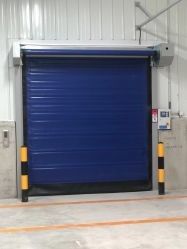 Bảo mật thương mại Roller Shutter Cloth Curtain Fast Acting High Speed PVC Doors