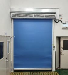 Bảo mật thương mại Roller Shutter Cloth Curtain Fast Acting High Speed PVC Doors