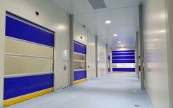 Tự động PVC Fabric Reset sửa chữa tốc độ cao màn tròn nhanh màn tròn nhanh phòng sạch cửa hành động nhanh
