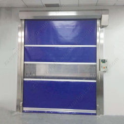 Blue PVC High Speed Performance Roll Up Doors Customized Exterior or Internal High Speed Roll Up Doors (Cửa cuộn cao tốc bên ngoài hoặc bên trong)