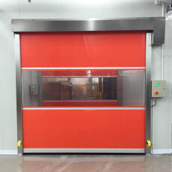 PVC cửa tốc độ cao Hiệu suất đáng tin cậy cho các nhà kho bận rộn với mở tự động