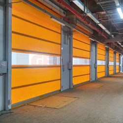 PVC cửa tốc độ cao Hiệu suất đáng tin cậy cho các nhà kho bận rộn với mở tự động
