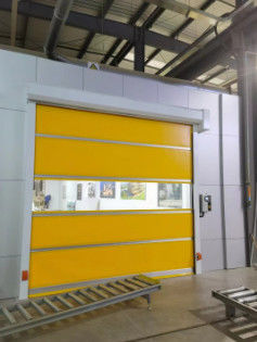 Chống gió 15 - 20m / S Cửa nhanh công nghiệp với khung thép galvanized