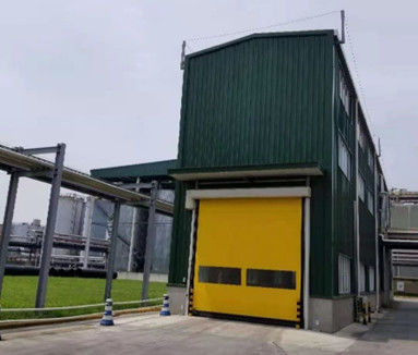 CE Cửa nhanh công nghiệp Sợi polyester PVC Độ dày rèm 0,8mm