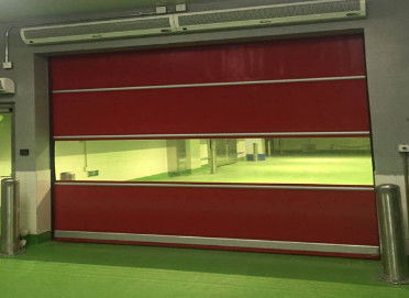 PVC bền công nghiệp tốc độ cao Roll Up cửa tự động cho xưởng sạch